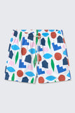 Swim Shorts White Hellas x Julie Safirstein