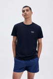 Blue Tee "Hellas" print, a stylish collaboration by Julie Safirstein